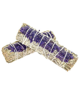 Blue Sage & Lavender Cleansing Stick - 4 inch 