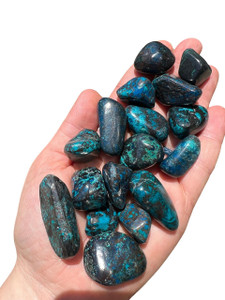 Chrysocolla Galena Tumbled Stone