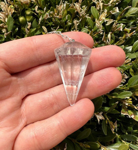 Clear Quartz Pendulum 