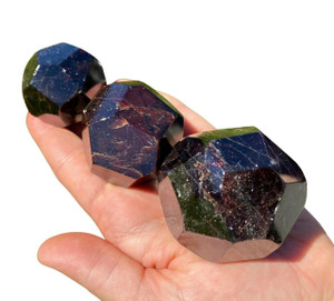 Faceted Polished Garnet Stone