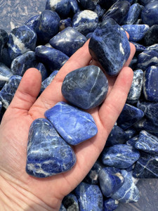 Large Tumbled Sodalite Pebbles 