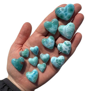 Larimar Heart - Grade AA