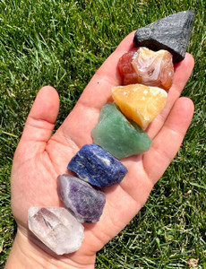 7 chakra Stone Set (Raw) 
