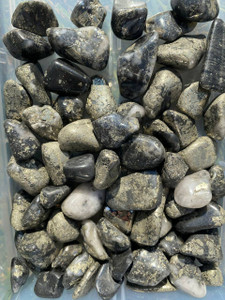 African Gold Pyrite Tumbled Stone