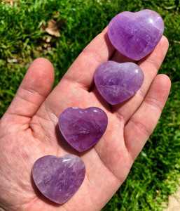 Amethyst Heart - Polished Crystal