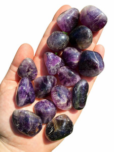 Amethyst Tumbled Stone - Polished Amethyst Crystal