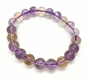 Ametrine Elastic Bracelet - 8mm Beads