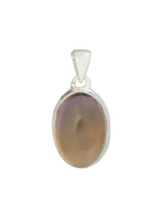 Ametrine Pendant - Polished Oval - Sterling Silver - No.168