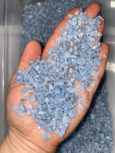 Angelite Rough Chips 5mm - 7mm (1 lb. Bag) 