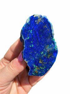 Azurite and Malachite Blueberry - Partially Polished Crystal - 3