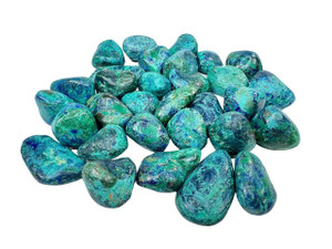 Azurite Malachite Tumbled Stone - Grade A