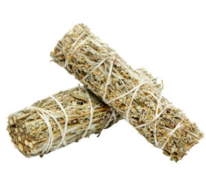 Black Sage Mugwort Cleansing Stick - 4 Inch