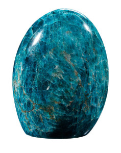 Blue Apatite Freeform - Polished Standing Stone - No.12
