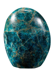 Blue Apatite Freeform - Polished Standing Stone - No.24