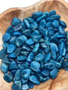 Blue Apatite Tumbled Stone - Grade A 