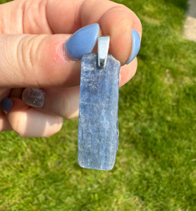 Blue Kyanite Blade Pendant