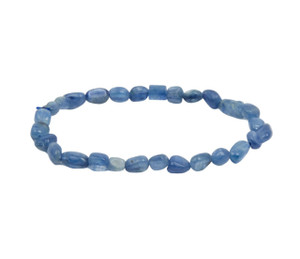 Blue Kyanite Chip Elastic Bracelet 