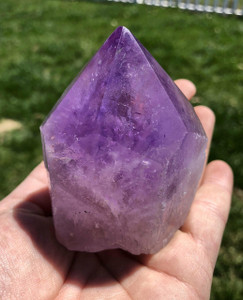 Bolivian Amethyst Point - Top Polished Crystal Point