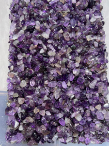 Bulk Polished Amethyst Crystal Chips (1 lb. Bag) Size 5mm - 7mm 