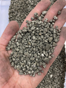 Bulk Pyrite Stone Chips (1 lb. Bag) Size 5mm - 7mm 