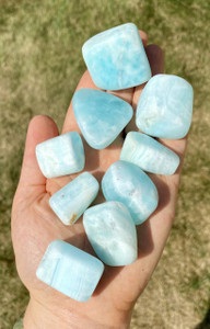 Caribbean Calcite Tumbled Stone - Polished Caribbean Calcite Crystal