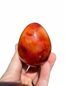 Carnelian Egg - Polished Stone