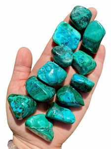 Chrysocolla Malachite Tumbled Stone - Polished Chrysocolla Crystal