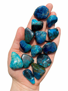 Chrysocolla Shattuckite Tumbled Stone - Polished Chrysocolla Crystal