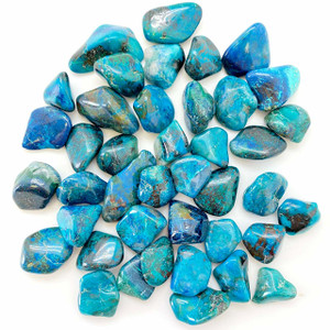 Chrysocolla Tumbled Stone Grade AA - Polished Natural Chrysocolla