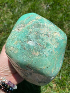 Chrysoprase Freeform - Polished Stone Standing Specimen - 17