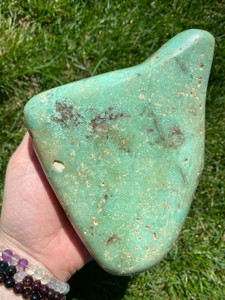 Chrysoprase Freeform - Polished Stone Standing Specimen - 18