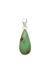 Chrysoprase Pendant - Sterling Silver - No.443