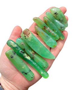 Chrysoprase Stone Stick or Rod - Grade A