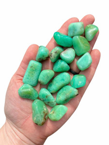 Chrysoprase Tumbled Stone Grade A - Tanzania