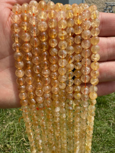 Citrine Bead Strand (Treated) 