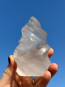 Clear Quartz Flame Point 