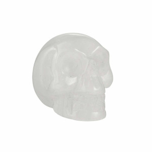 Clear Quartz Skull - Polished Crystal Sculpture