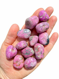 Cobalto Calcite Tumbled Stone Grade A - Polished Cobalto Calcite Crystal