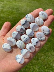Dendritic Opal Cabochon - Polished Stone Oval
