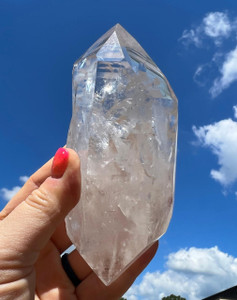 Double Terminated Lemurian Quartz Point - No.34 