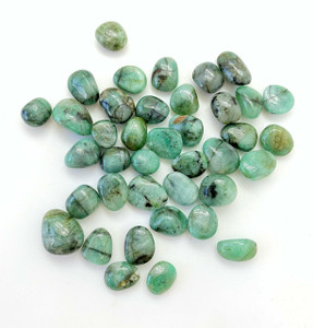 Emerald Tumbled Stone Grade AAA - Polished Emerald Crystal