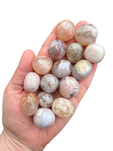 Flower Agate Tumbled Stone