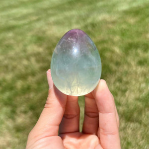 Fluorite Crystal Egg 