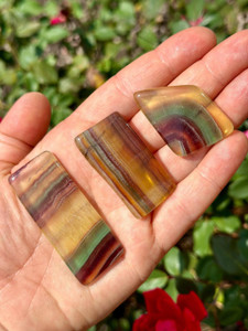 Fluorite Crystal Slice (Grade A) Argentina 
