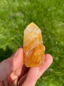 Golden Healer Quartz Point - Polished Crystal Tower