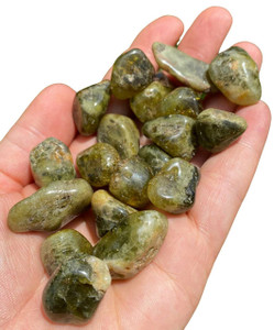Green Garnet Tumbled Stone