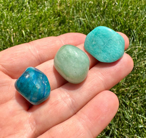 Heart Chakra Stone Set (Tumbled) - Ch, Am, GA