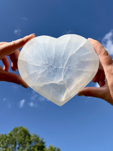 Heart Shaped Selenite Bowl 