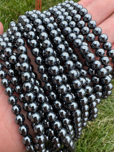 Hematite Bead Strand - Grade A 