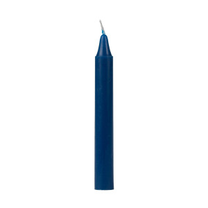 Indigo Blue Chime Candle - Ritual Candle - Unscented 